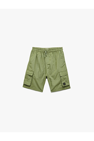 Koton Cotton Pieces of Cargo Pocket Pieces of Gabardine Shorts