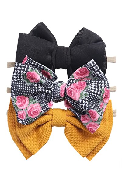 Bambimici - Dalia Assorted Ribbon Bow Headband for Babies - Multicolor