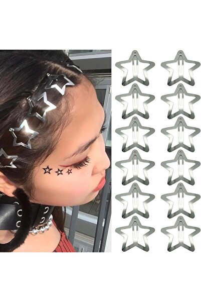 Arabest 20Pcs Star Hair Clip Snap Buckle Anti-slip,Hairstyle Hottie Versatile...