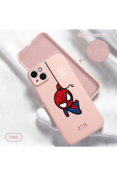 Hontinga حافظة هاتف من السيليكون الناعم بنمط العنكبوت متوافقة مع هاتف iPhone ...