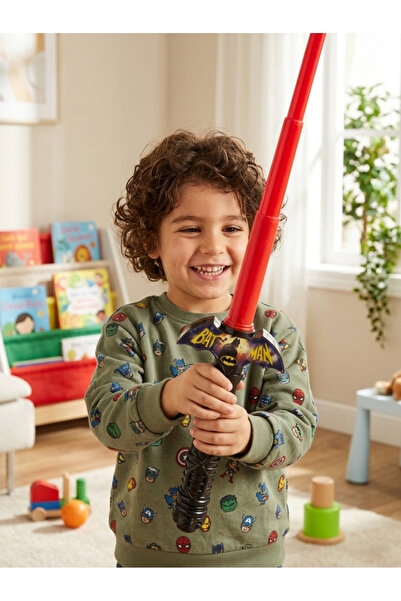 Tıfıl Toys Kara Şovalye Kahramını Temalı Işıklı Sesli Sensörlü Oyuncak Silahı