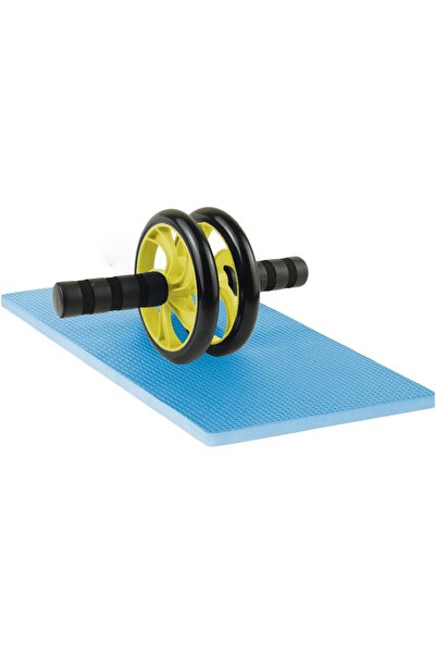 Alcoach Abdominal exercise wheel, equipped with a knee mat and foam handles, ...