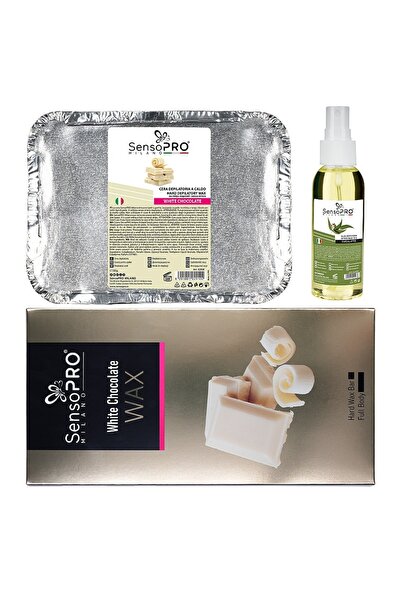 SensoPRO Milano Waxing Set, White Chocolate