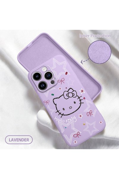 Hontinga iPhone 14 Pro Compatible Soft Silicone Phone Case with Velvet Camera...