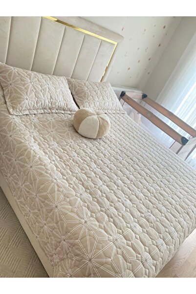 GAYE EV TEKSTİLİ Double Quilted Bedspread   Pillowcase