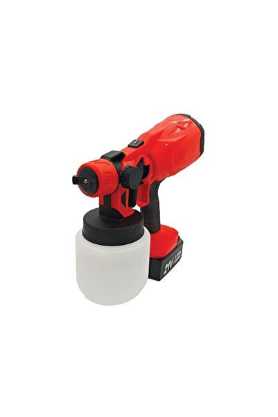 Generic 21V Electric Paint Spray Gun 800ML Tank High Pressure Cordless Handhe...