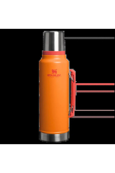 Stanley Legendary Classic Vacuum Steel Thermos 1.4Lt New Orange
