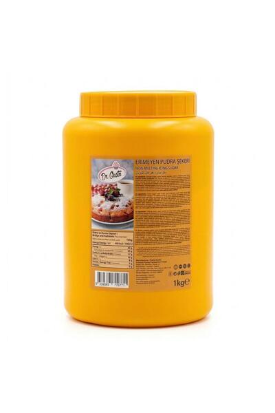 Dr. Gusto Erimeyen Pudra Şekeri 1 KG – Isıya Dayanıklı Pasta ve Tatlı Süsleme...
