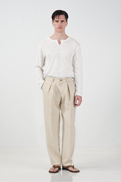 GIESTO Με υφή ΚΛΑΣΙΚΟ ΜΠΕΖ ΠΑΝΤΕΛΟΝΙ ΜΕ ΠΛΙΣΕΣ