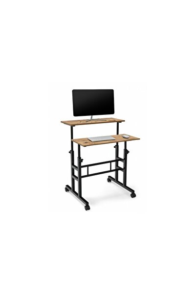 Vivense Yükseklik Ayarlı Laptop Masası, Çam, 70X60