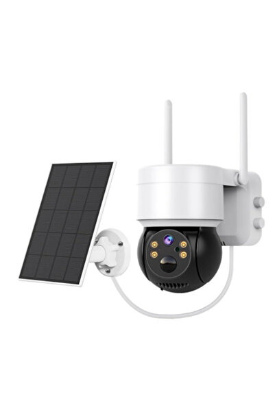 Jortan Solar Surveillance Camera with PIR Sensor and Siren