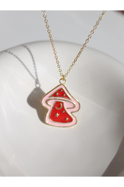 Reorah Collection Mushroom Necklace