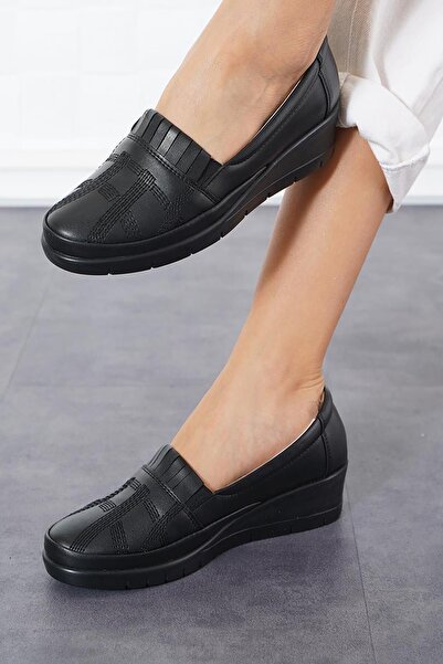 Bluefeet Black Casual Comfortable Sole Mother Shoes Hs00326