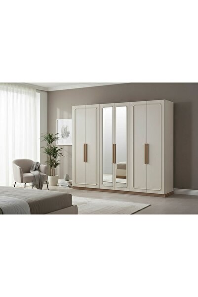 Vivense İnci Bohem Gardırop, 6 Kapaklı