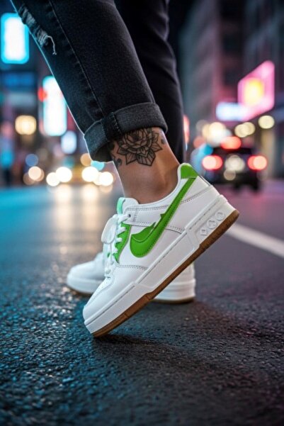 NO BRAND Women's sneakers X2312, everyday casual shoes made of ecological Lea...