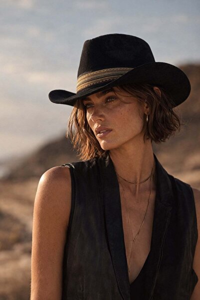 Külah قبعة نوماد ويسترن - أسود اللون