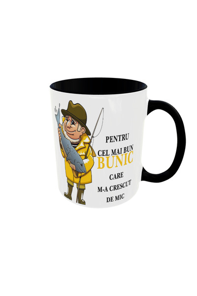 OEM Personalized Grandpa Fisherman Mug, 350ml – The Ideal Gift for Any Occasion