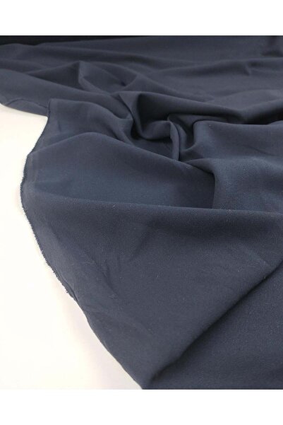 Kumaş Parça Crepe Chiffon in Navy Blue Color Width: 140cm