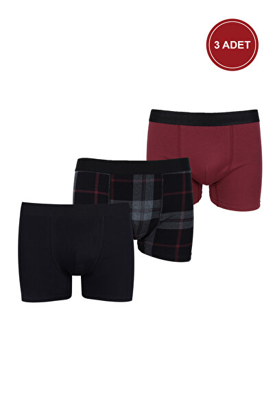 koza iç giyim Men's 3-Piece Cotton Lycra Boxers