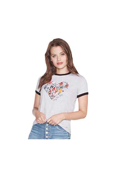 SKECHERS Tricou Ringer pentru femei, gri deschis, mărimea L, UE