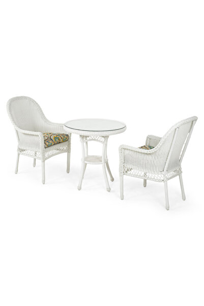 Maison Mex Set mobilier gradina/terasa 2 scaune si masa rotunda cafea SUSAN, ...