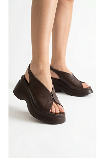 Limeo Heeled, Elasticated in the Middle, Open Front, Summer Women's High Wedg...