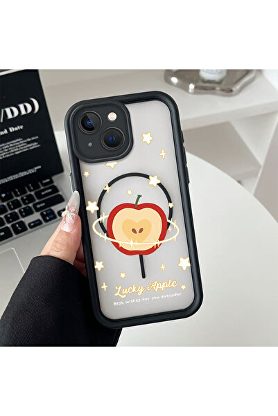 Hontinga حافظة هاتف من السيليكون الشفاف متوافقة مع هاتف iPhone 14 Plus من Mag...