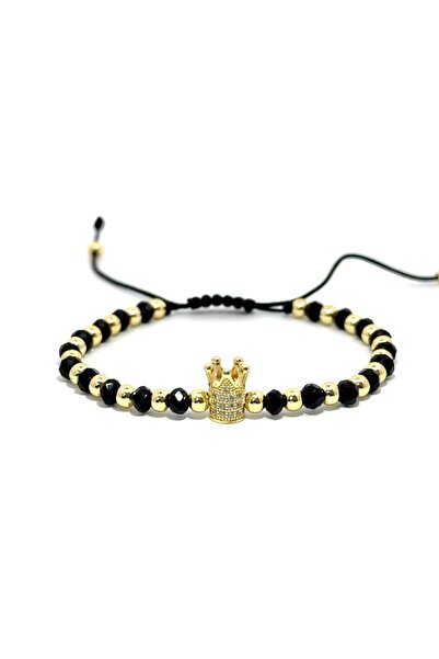 Casa Shop Set of 3 Unisex Gold-Plated Bracelets, Casa Shop, Zirconia Crystals...