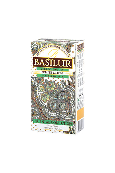Basilur White Moon Tea, 25 Drawstring Bags