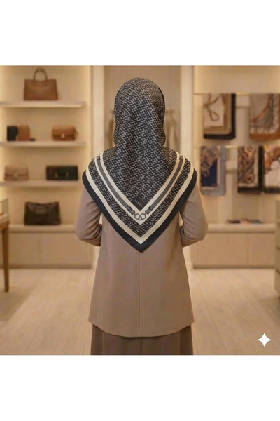 JAWEL KADIN TESETTÜR DİGİTAL DESEN SOFT EŞARP