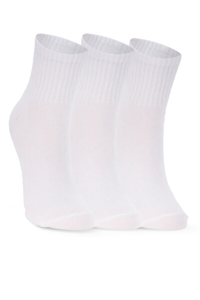 Slazenger Șosete albe pentru femei JORIX, pachet de 3