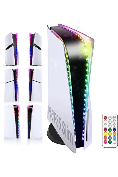 Genel Markalar GAMSURFING 5/PS5 İnce Konsol için LED Işık Şeridi, 358 DIY Mod...
