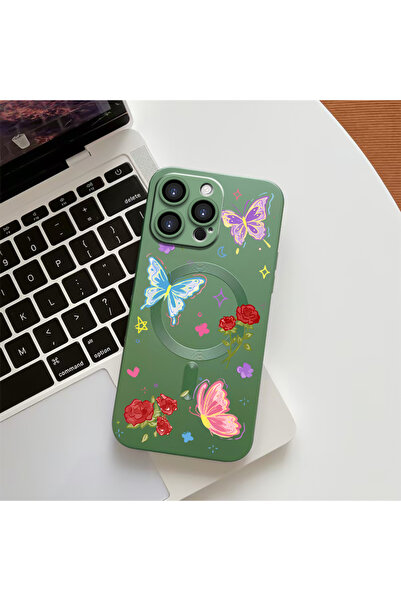 Hontinga حافظة هاتف من السيليكون الناعم متوافقة مع هاتف iPhone 15 Pro Max، شف...