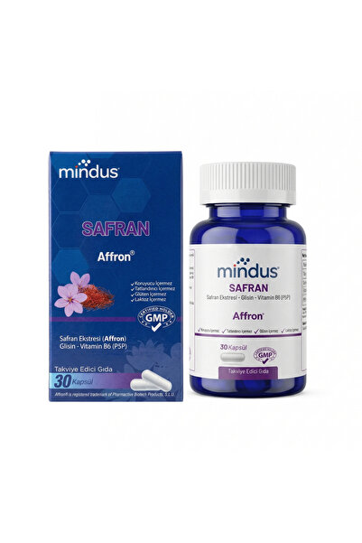 mindus زعفران 30 كبسولة