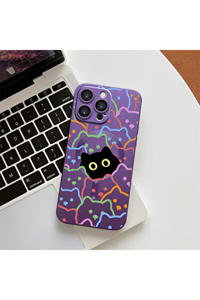 Hontinga حافظة هاتف من السيليكون الناعم متوافقة مع هاتف iPhone 15 Pro Max، مت...