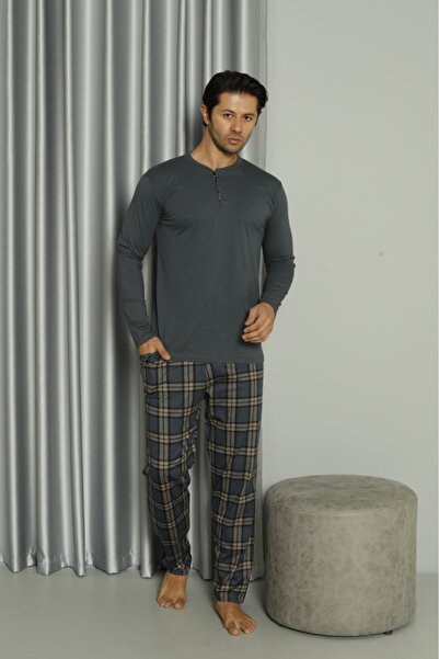 FORMO Men's 100% Natural Cotton Plaid Piece Long Sleeve Buttoned High Quality...