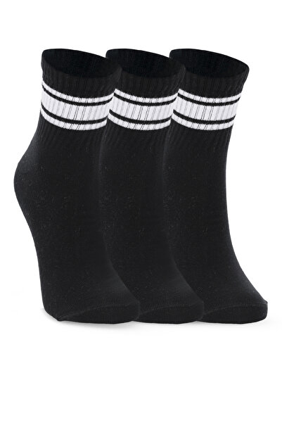 Slazenger JOKES Γυναικείες μαύρες κάλτσες 3 τεμαχίων