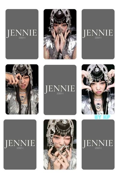 sevimliflower JENNİE BLACKPİNK 1 ADET FOTOKART PVC KAPLI 9*6 CM 7 ADET AL 2 A...