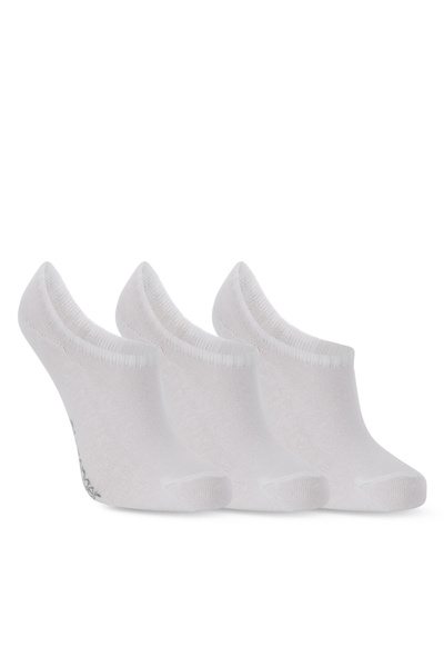 Slazenger جاكبوت جوارب نسائية بيضاء مكونة من 3 قطع