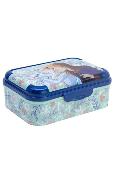 Disney Frozen Rectangular Frozen Snowy Tale sandwich box, 17x13.5x6.2 cm Blue