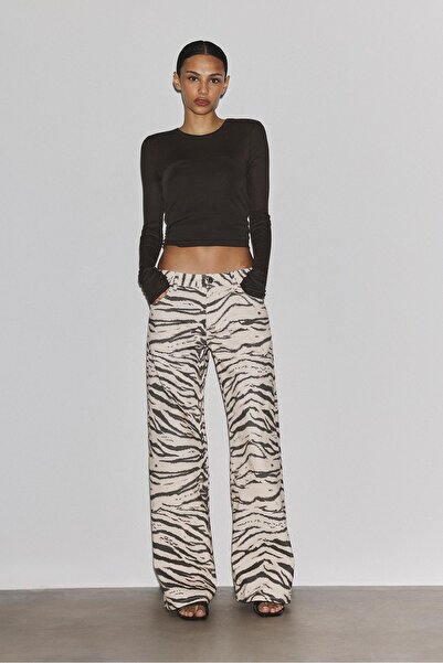 Stradivarius Geniş paça pantolon