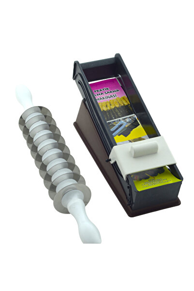 Saule Çelik 9 Bıçaklı Mantı Kesici Merdane ve Yaprak Sarma Makinası Set