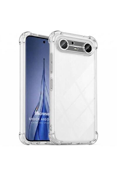 Microsonic TECNO Spark Slim 5G Kılıf Shock Absorbing Şeffaf