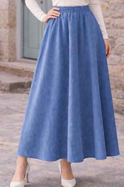 benguen Denim Skirt B8062 Blue