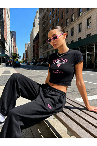 ALİKA حذاء نسائي قطن لو شيري مارتيني مطبوع كاجوال بقصة قصيرة