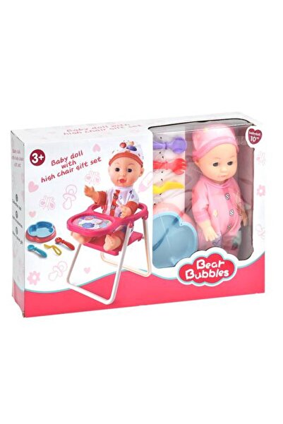 Toybox Baby Doll Playset With High Chair, Doll Toys For Kids Pretend Play