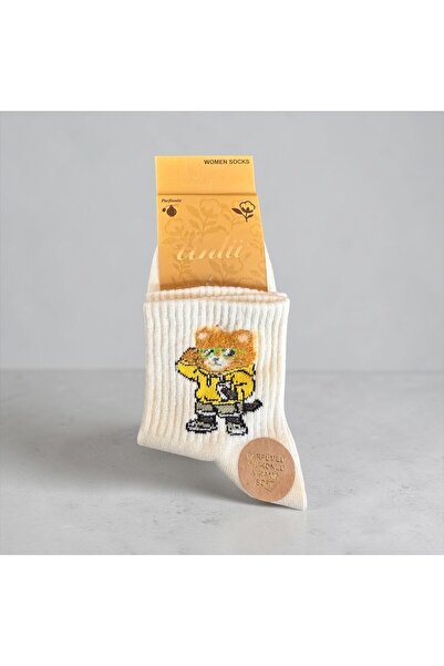 618 CONCEPT Animal Patterned Series Pam Cotton College Socks