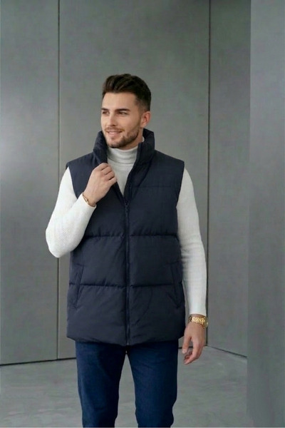 MontClup Erkek Şişme Yelek Ceket Regular puffer vest
