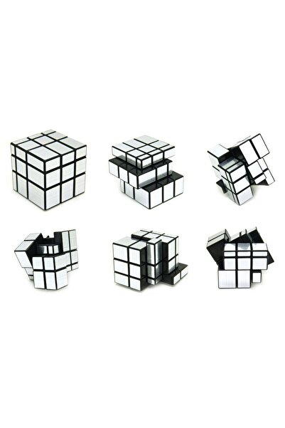 FeyzaDesign مكعب ألغاز ذهنية ثلاثي الأبعاد 3×3×3 بمرآة للأطفال والكبار