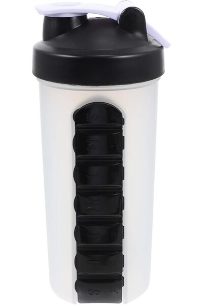 Alcoach شيكربروتين ، كوب خلط حبوب، زجاجة محمولة، حاويات تخزين الحبوب والبروتين